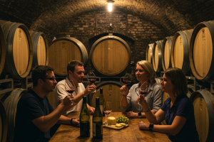 turisti degustazione cantina