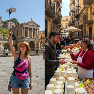 differenza tra turista e viaggiatore in Sicilia